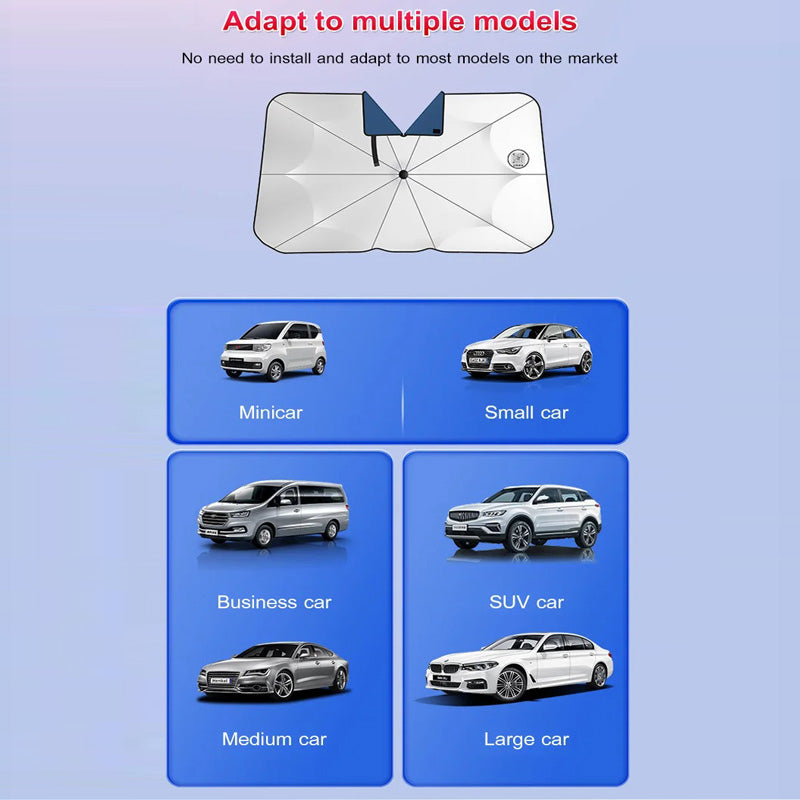 Parasol plegable para el coche