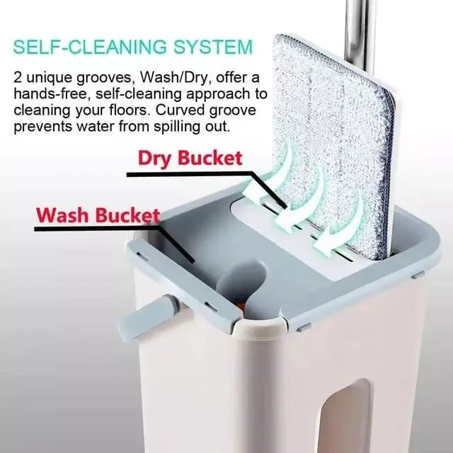 FREGONA CON CUBO AUTOESCURRIBLE