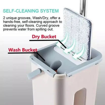 FREGONA CON CUBO AUTOESCURRIBLE