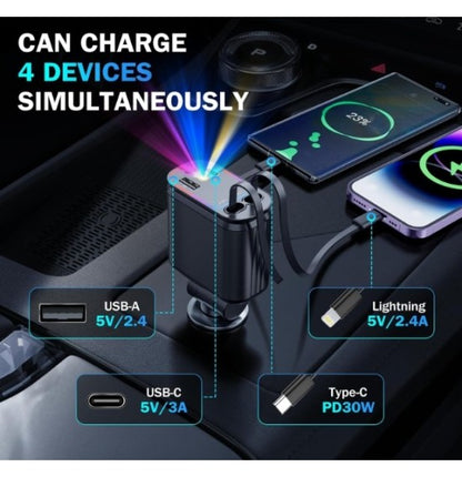 CARGADOR DE MECHERO MULTIFUNCIÓN