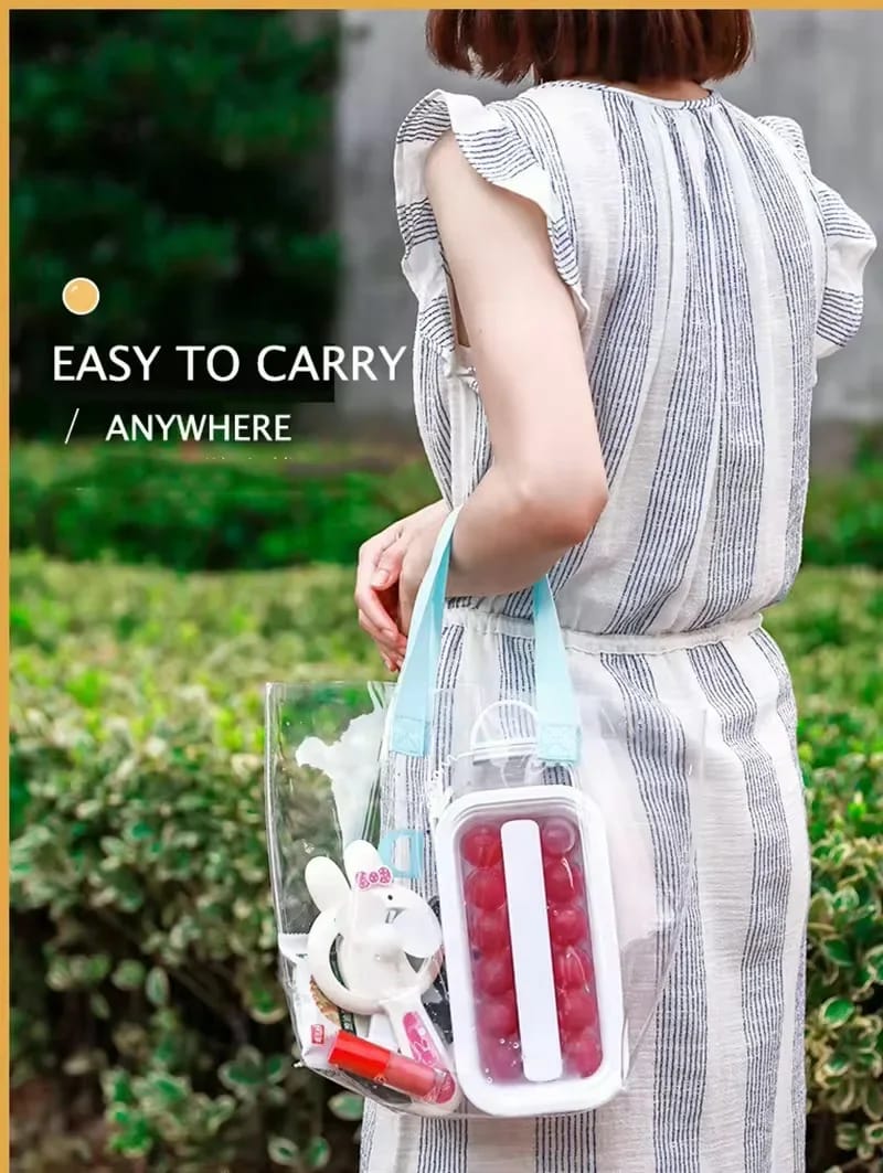 Cubitera en forma de botella, para hacer hielos