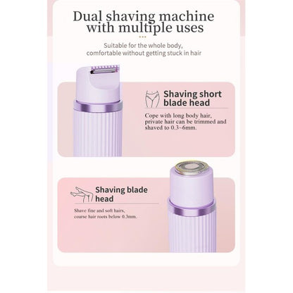 Depiladora con doble cabezal