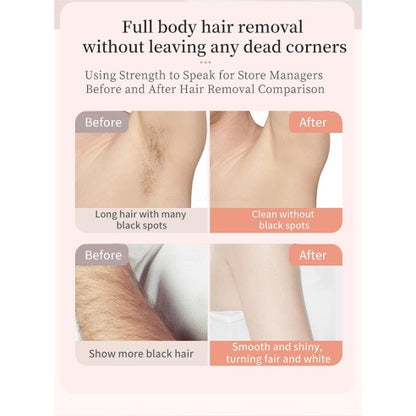 Depiladora con doble cabezal