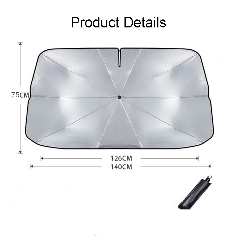 Parasol plegable para el coche