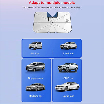 Parasol plegable para el coche