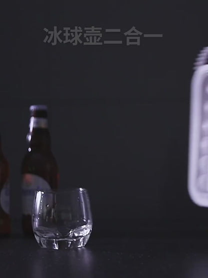 Cubitera en forma de botella, para hacer hielos